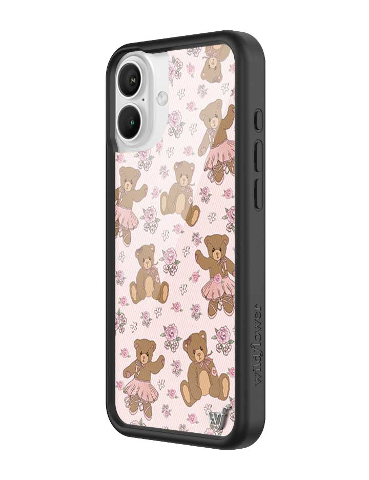 Wildflower Bear-y Ballet iPhone 16 Plus Case