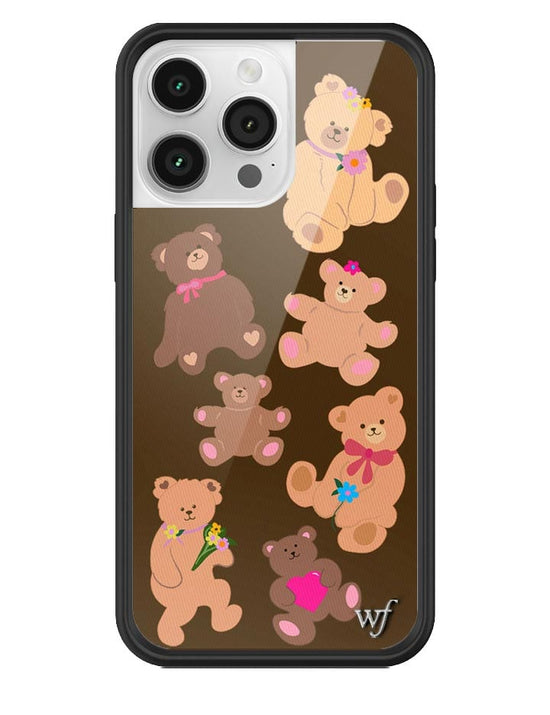 Wildflower Beary Cute iPhone 14 Pro Max Case Wildflower Cases