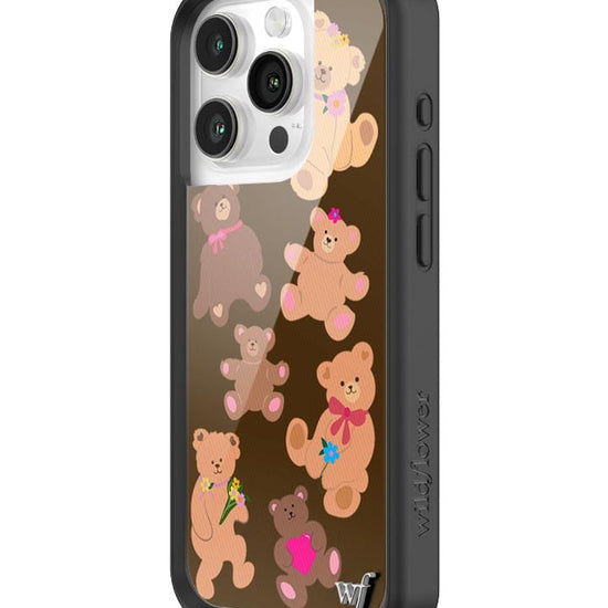 wildflower bear-y cute iphone 15pro case