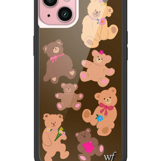 wildflower bear-y cute iphone 15plus case