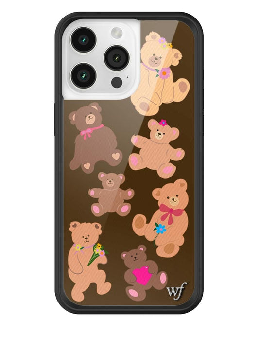 wildflower bear-y cute iphone 15promax case