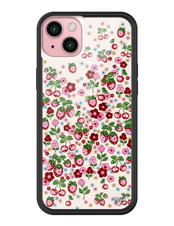 Coque IPhone 16 Pro Max Wild Flower – Motif Tarte Aux Fruits – Multicolore – Neuve