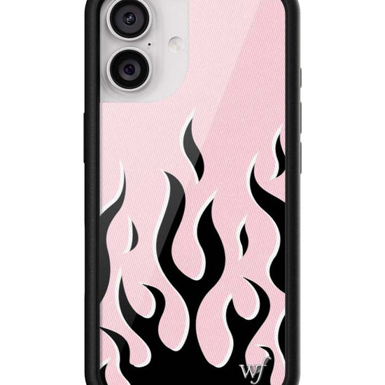 Wildflower iPhone case 17 Flames Pink Black Cute