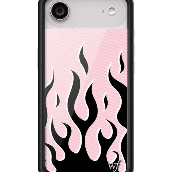 Wildflower iPhone case Air Flames Pink Black Cute