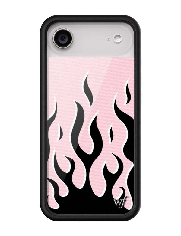Wildflower iPhone case Air Flames Pink Black Cute