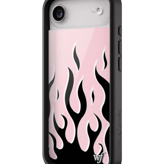 Wildflower iPhone case Air Flames Pink Black Cute