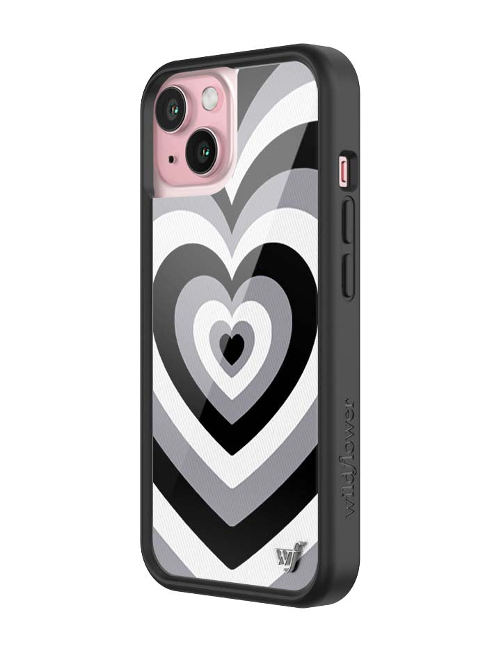 Wildflower iPhone case 15 Latte Love | Midnight Cute