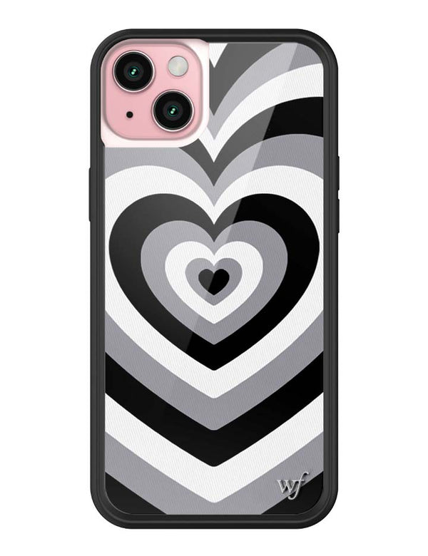 Wildflower iPhone case 15 Plus Latte Love | Midnight Cute