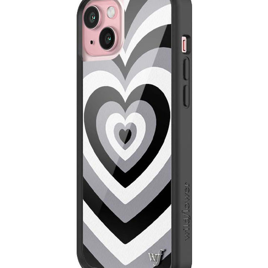 Wildflower iPhone case 15 Plus Latte Love | Midnight Cute