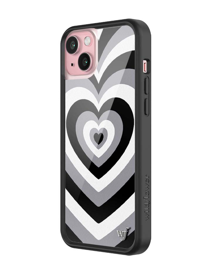 Wildflower iPhone case 15 Plus Latte Love | Midnight Cute