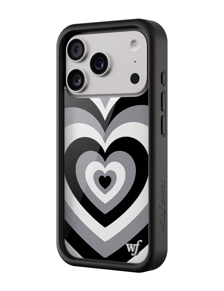 Wildflower iPhone case 17 Pro Latte Love | Midnight Cute