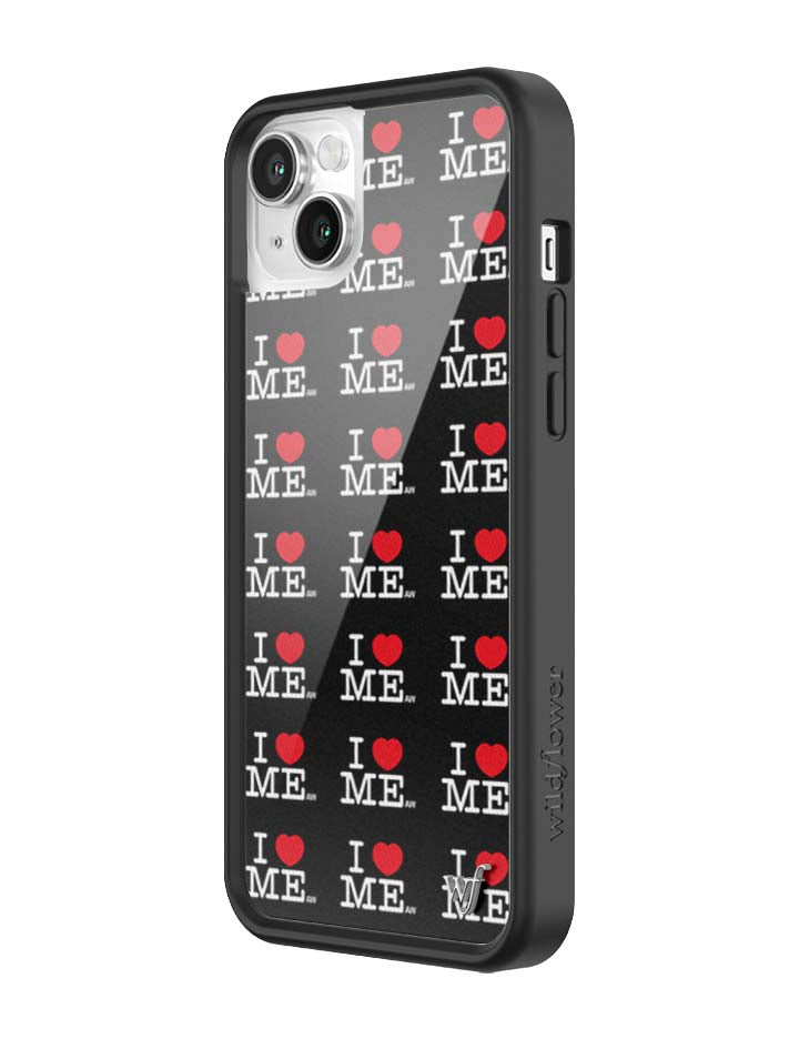 Wildflower iPhone case 13 I Heart Me Black Cute