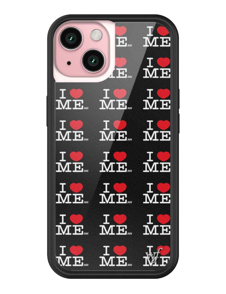 【Iphone15】カシュ―フラワープリント ブラック iPhone 15 Cases – Wildflower Cases