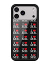 Wildflower iPhone case 18 Pro Max I Heart Me Black Cute