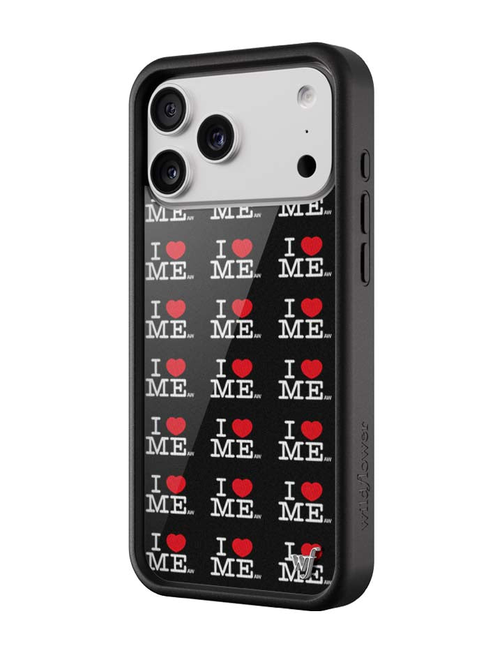 I Heart Me | Black iPhone 18 Pro Max Case – Wildflower Cases