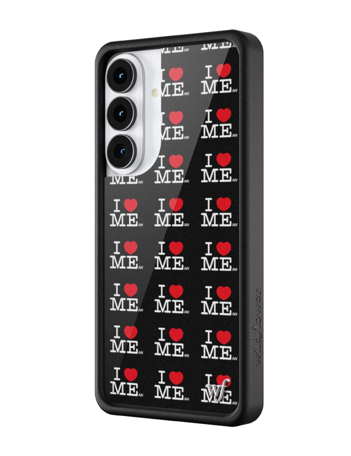 Wildflower Galaxy S26 case Plus I Heart Me Black Cute