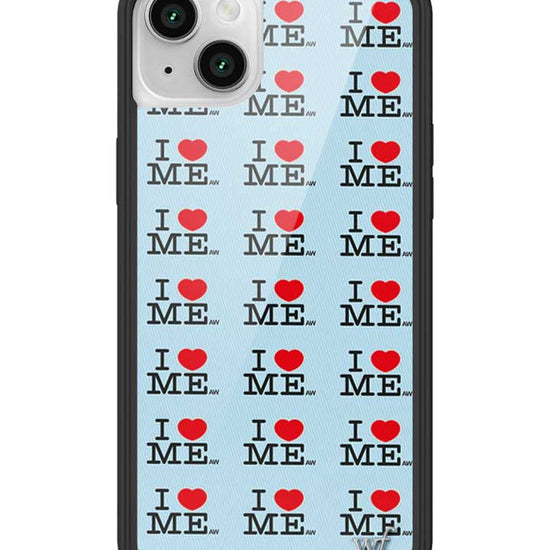 Wildflower iPhone case 13 I Heart Me Red Blue Cute