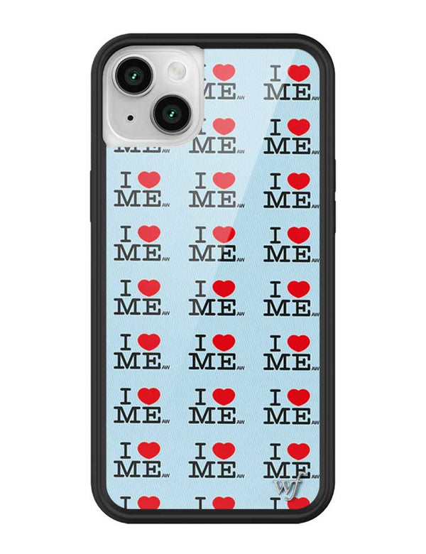 Wildflower iPhone case 13 I Heart Me Red Blue Cute