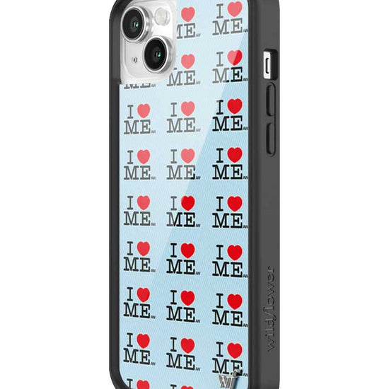 Wildflower iPhone case 13 I Heart Me Red Blue Cute