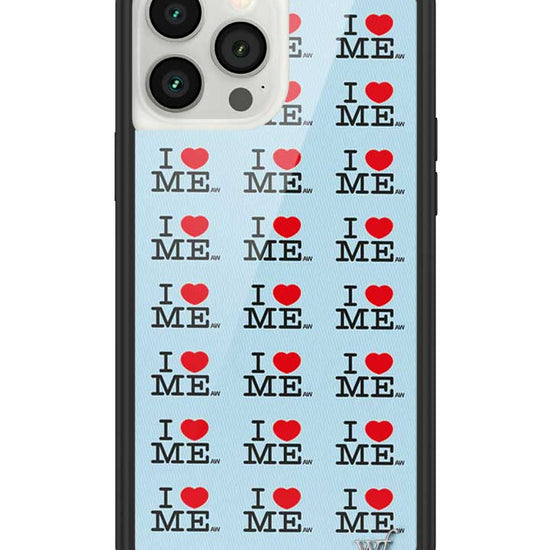 Wildflower iPhone case 13 Pro Max I Heart Me Red Blue Cute