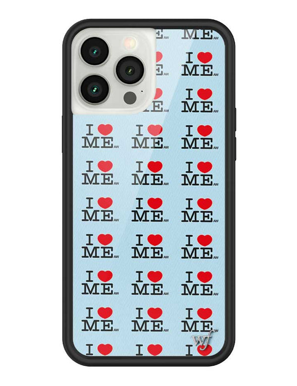 Wildflower iPhone case 13 Pro Max I Heart Me Red Blue Cute