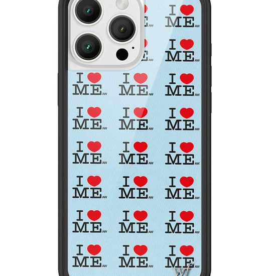 Wildflower iPhone case 16 Pro Max I Heart Me Red Blue Cute
