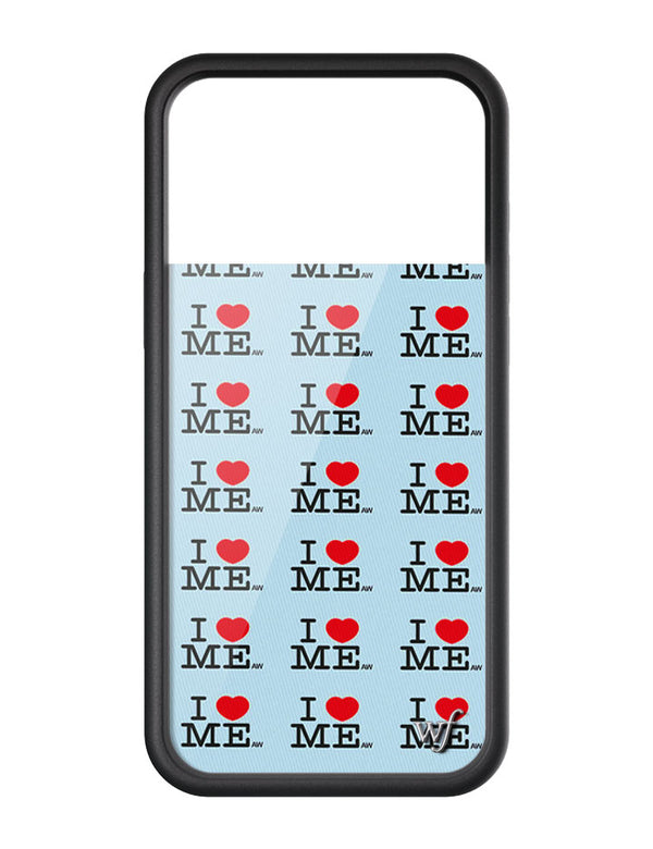 Wildflower iPhone case 17 Pro Max I Heart Me Red Blue Cute