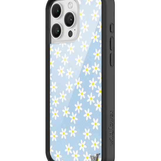 Blue Daisy iPhone 16 Pro Max Case – Wildflower Cases Blue Daisy iPhone 16 Pro Max Case – Wildflower Cases