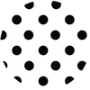 White and Black Polka Dot