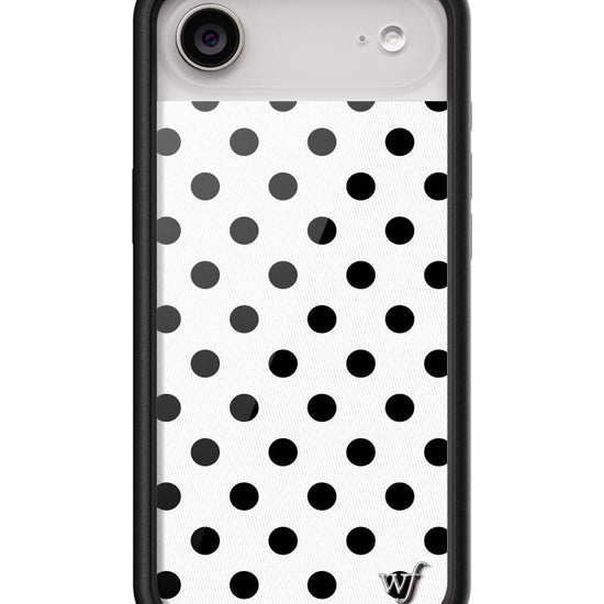 Wildflower iPhone case Air Polka Dot White Black Cute