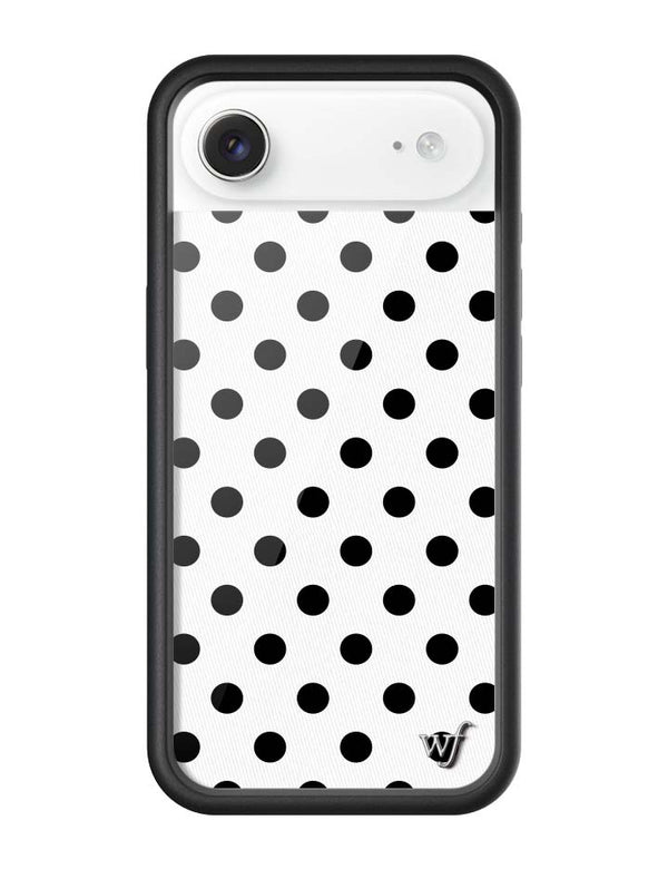 Wildflower iPhone case Air Polka Dot White Black Cute