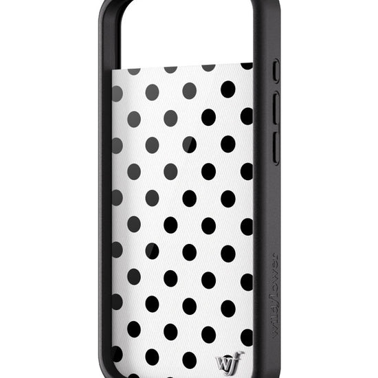 Wildflower iPhone case Air Polka Dot White Black Cute