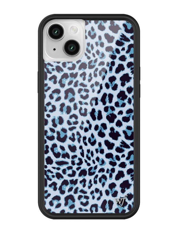 Wildflower iPhone case 13 Blue Meow Leopard Cute