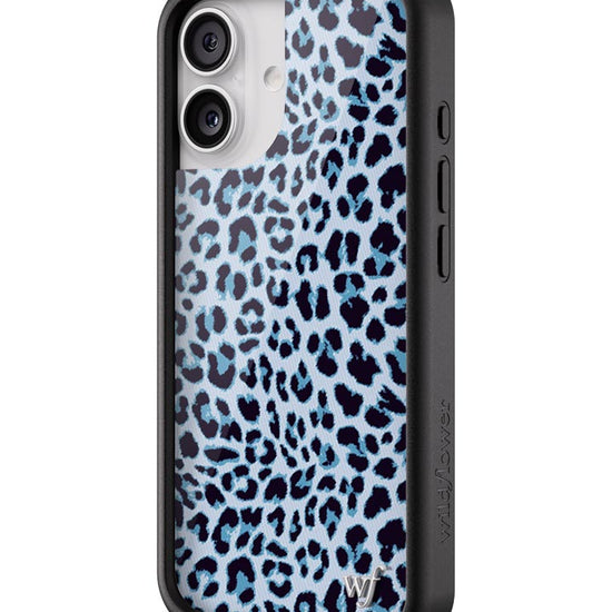 Wildflower iPhone case 17 Blue Meow Leopard Cute