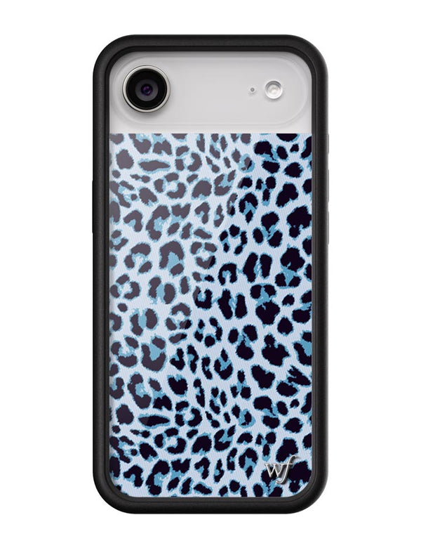 Wildflower iPhone case Air Blue Meow Leopard Cute