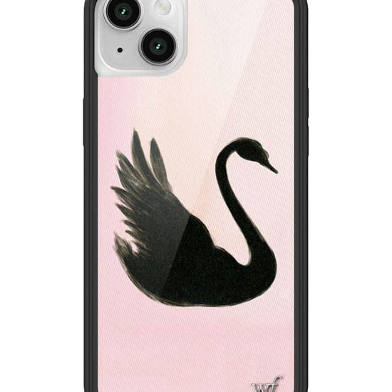 Wildflower iPhone case 13 Black Swan Pink Cute