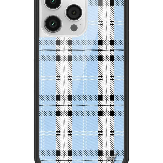 wildflower plaid iphone 14promax | blue