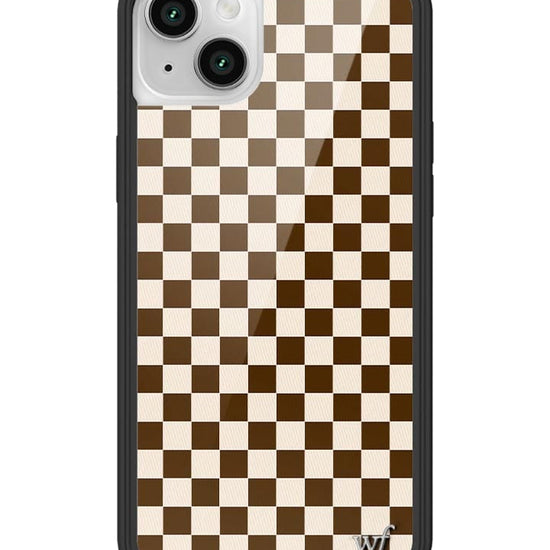 wildflower checkers iphone 14|brown