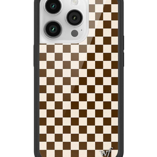 wildflower checkers iphone 14pro|brown