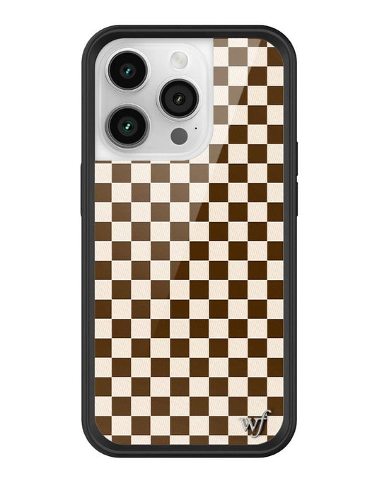 wildflower checkers iphone 14pro|brown