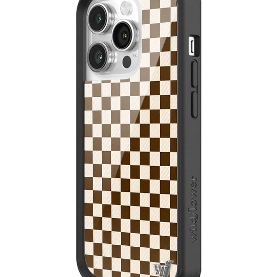 wildflower checkers iphone 14pro|brown
