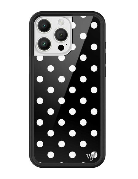 Wildflower Polka Dot | Black and White iPhone Case iPhone 15 Pro Max Wildflower Polka Dot | Black and White iPhone Case iPhone 15 Pro Max