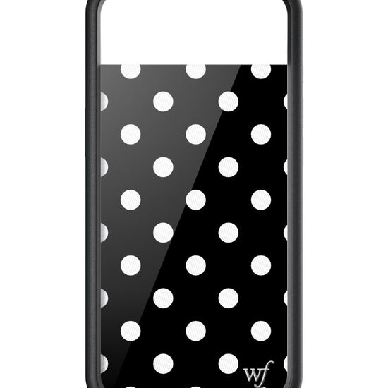 Wildflower Polka Dot Black and White iPhone Air Case