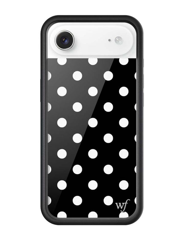 Wildflower Polka Dot Black and White iPhone Air Case