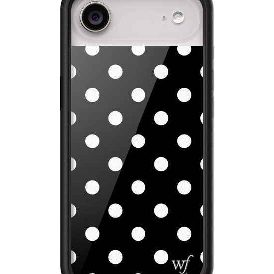 Wildflower Polka Dot Black and White iPhone Air Case