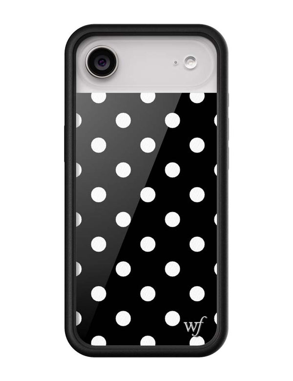 Wildflower Polka Dot Black and White iPhone Air Case