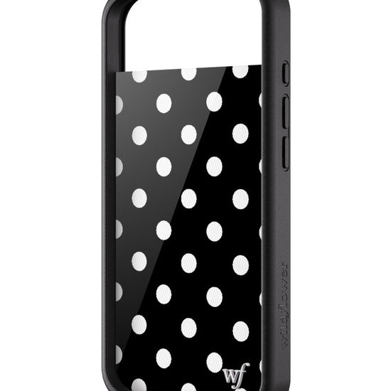 Wildflower Polka Dot Black and White iPhone Air Case