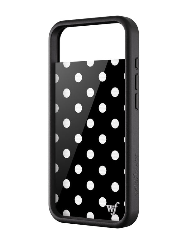 Wildflower Polka Dot Black and White iPhone Air Case