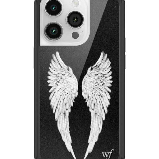 Wildflower iPhone case 14 Pro Angel Baby Black Cute