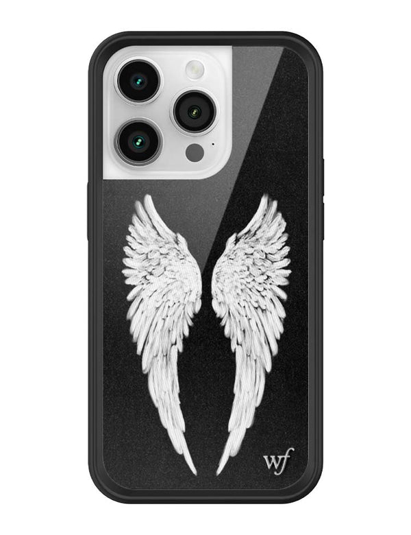 Wildflower iPhone case 14 Pro Angel Baby Black Cute